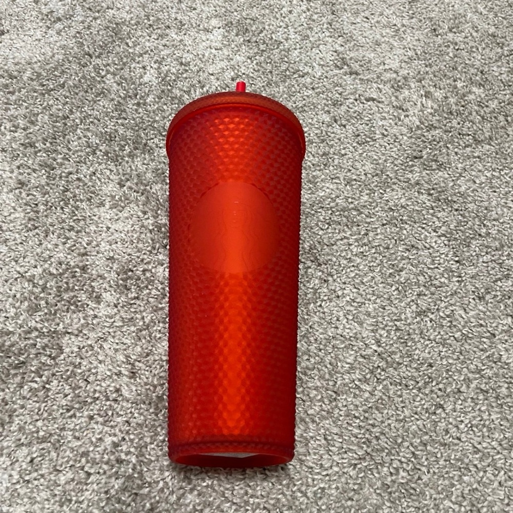 Matte Red Starbucks Tumbler